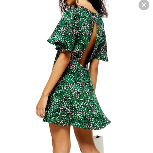 Topshop Dresses & Skirts - NWT Topshop Austin Spot Print Mini Dress, Size 4